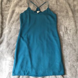 JCrew teal sundress